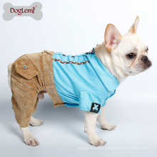 OSSO FILHOTE DE CACHORRO Gentlement Olhar pet coat pet dog macacão roupas